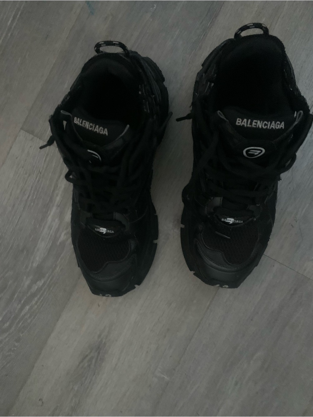 Black balenciaga runners - Size 9 US - Picture 3 of 5